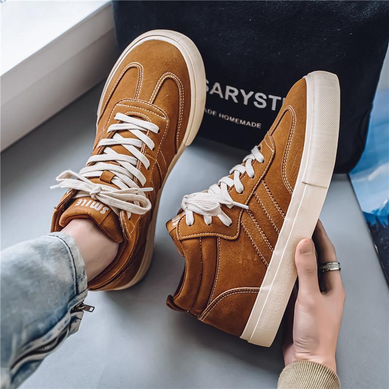 New Fashion Student High-top Men's Shoes Niche Design Trend Sports and Leisure Board Shoes 7988