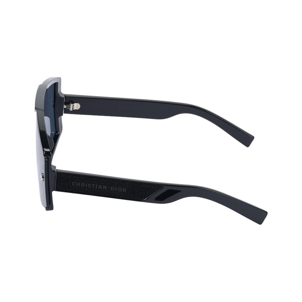 Dior Xtrem Mu Sunglasses Interchangeable Lenses Irregular Shape Women sunglasses Black XTRMMUAT-10B8