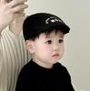 Korean Style Unisex Baby Beret: Casual Spring/Autumn Painter Hat with Letters for Outings.