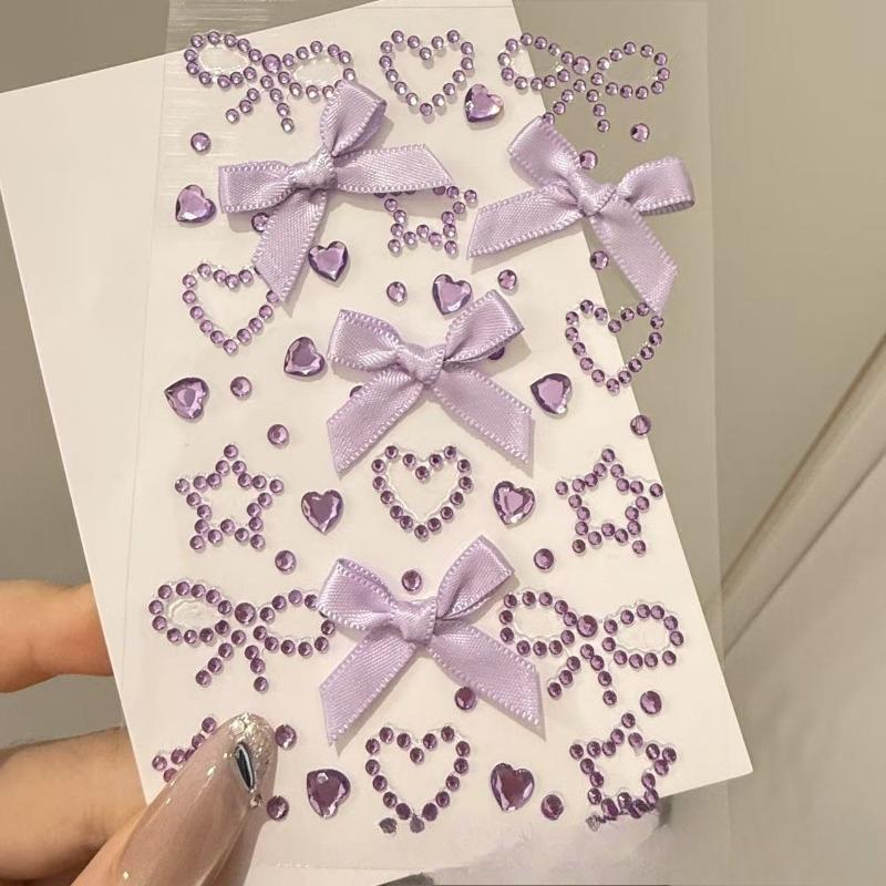 Neue Strass-Schmetterlings-Gesichtsaufkleber mit Perlen, temporäre Tattoo-Aufkleber, langlebig, wasserdicht, Glitzer-Lidschatten, Körper für Festival-Make-up