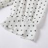 Women's French Style Ruffle Polka Dot Blouse