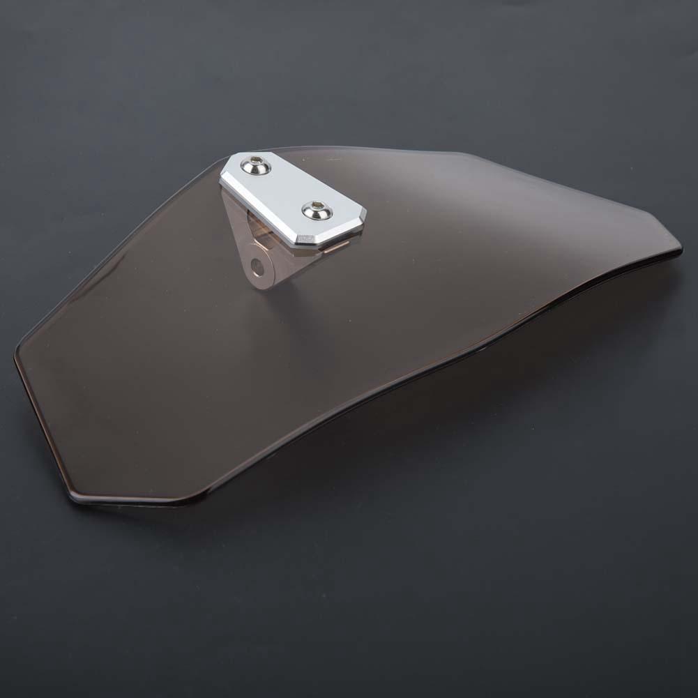 Univerzální nastavitelný motocyklový větrný štítek deflektor větru (Tawny)