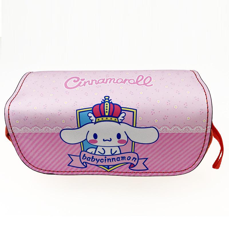 Large Capacity Double Zipper Unicorn Pencil Case for Stationery