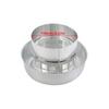 Roof Hood Aluminum Chimney Cap 5.24 Round Roof Vent, Easy To Install Prevent Water Infiltration And Block Debris 23x23x15cm