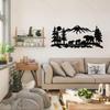 Customizable Metal Sign Bear Silhouette Fairy Tale Hot Sale Home Garden Kitchen Dining Decor