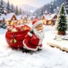 Decorative Santa Bag Storage Tray, Christmas Figurine for Dresser Jewelry, Bedroom Items, and Entryway Accessories