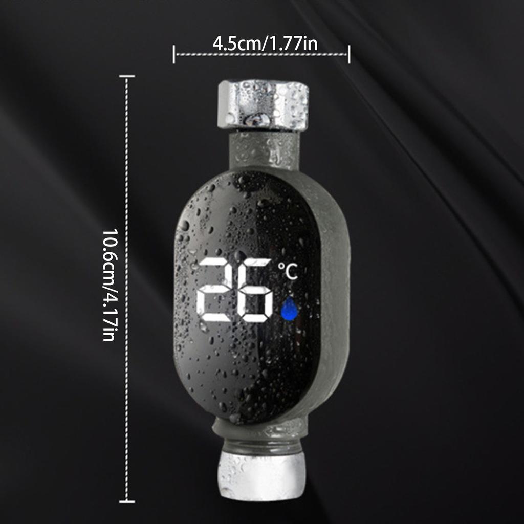 Shower Temperature Meter LED Digital Display Temperature Gauge Household Water Thermometer Waterproof Bath Thermostat