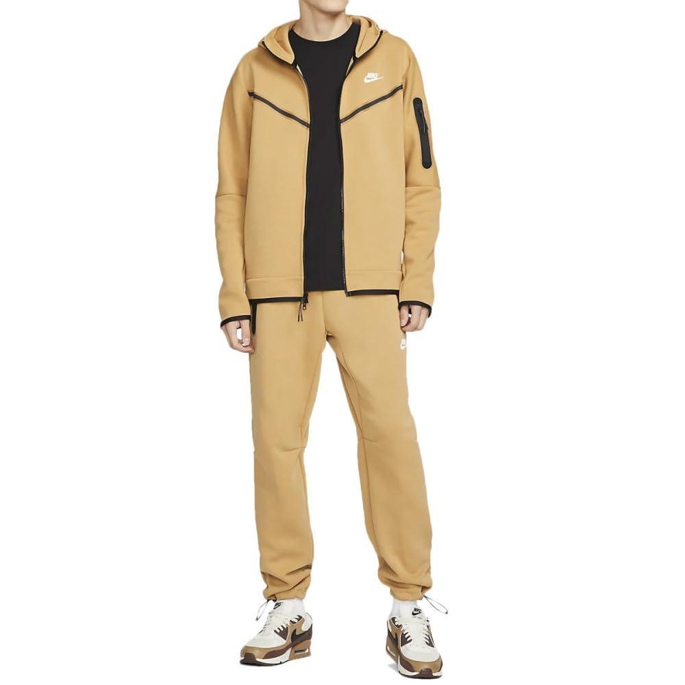 Nike Sportswear Tech Fleece Full-Zip Hoodie Elemental 'Gold Sail' Men's CU4489-722