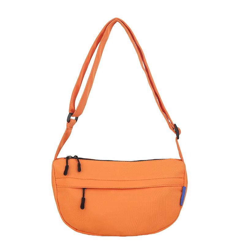 Men's and Women's Bags Japanese Dumpling Bags Niche Simple Shoulder Messenger Bags Men's Bags Travel Portable Cross-bag Casual Backpack