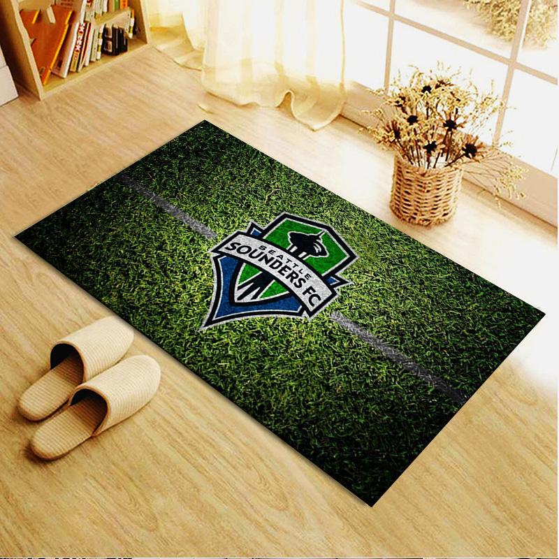 Seattle Sounders FC Carpet Rug for Living Room Bedroom Home Sofa Decoration,Kids play Non-slip Floor Mat
