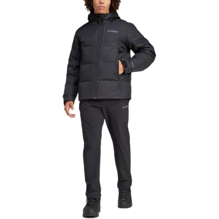 Adidas Terre XPLORIC GOOSE DOWN JACKET Down Jacket Men's Black IX5621