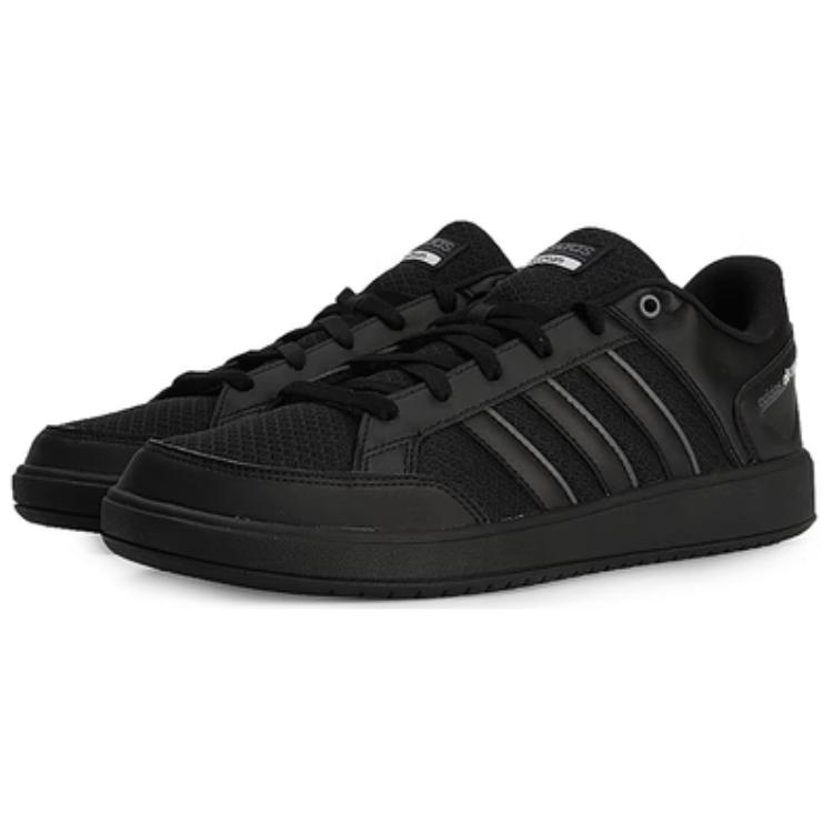 Adidas Court Minimalist Style Slip Resistant Abrasion Resistant Low top Skateboard Shoes Men's Black B43883