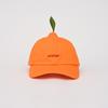 Cute Funny Ugly Orange Baseball Hat Women Traveling In Spring and Summer To Take Photos of Sun Protection and Sun Protection To Show Their Faces.