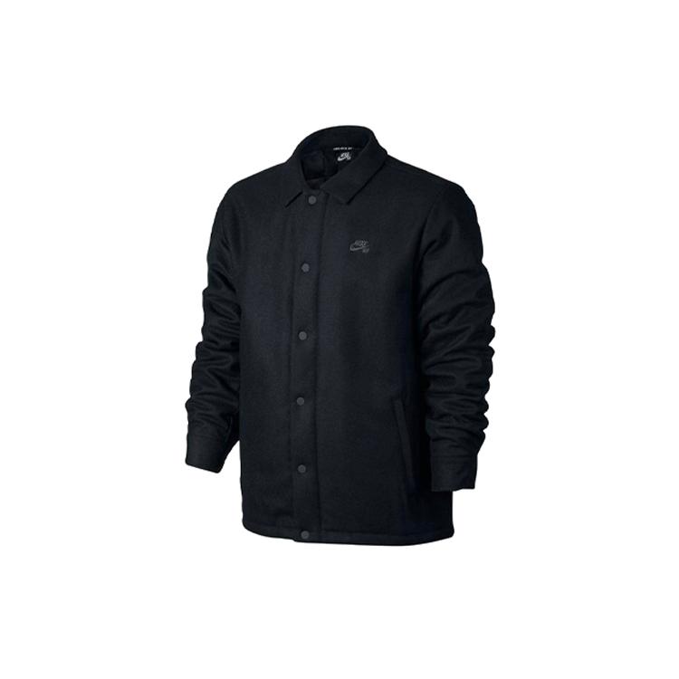 Куртки Nike Мужские Черные Лацканы Умеренные Другое 800983-010 L