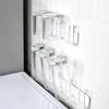 Cup Hanging Rack Home Wall-mounted Upside-down Draining Cup Multifunctional Storage Rack Nail-free Drinking Fountain Living Room