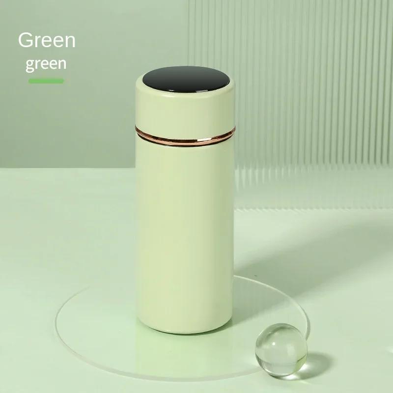 280ML Smart Thermos Water Bottle Intelligent Temperature Display Stainless Steel Vacuum Flasks Thermoses with Filter Tee Cup