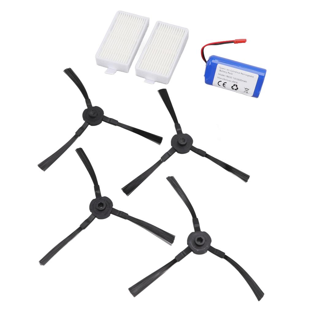 18650 2600mAh Lithium Ion Battery with Side Brush Filter for ILIFE for CEN250 Vacuum Cleaner