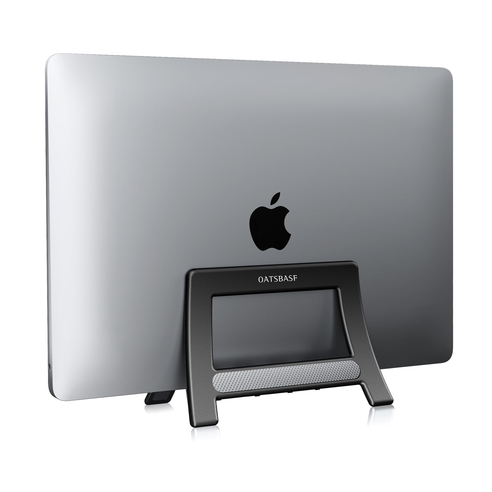 

OATSBASF Laptop Vertical Laptop Stand with Width Adjustable Tablet Fits up to Compatible with All Computer Models Stand, Storage, Non-Slip, чёрный