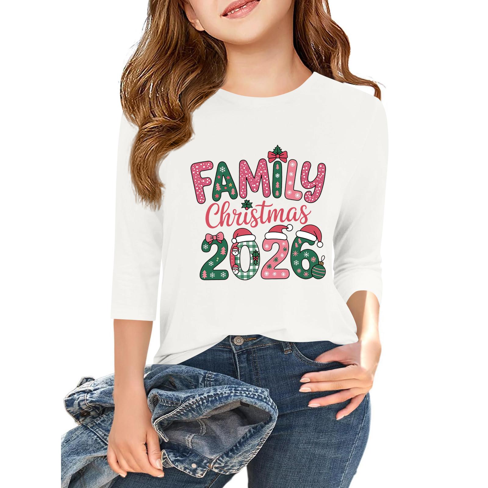 

Детская повседневная футболка с круглым вырезом и принтом «День независимости» с рукавом 3/4 140