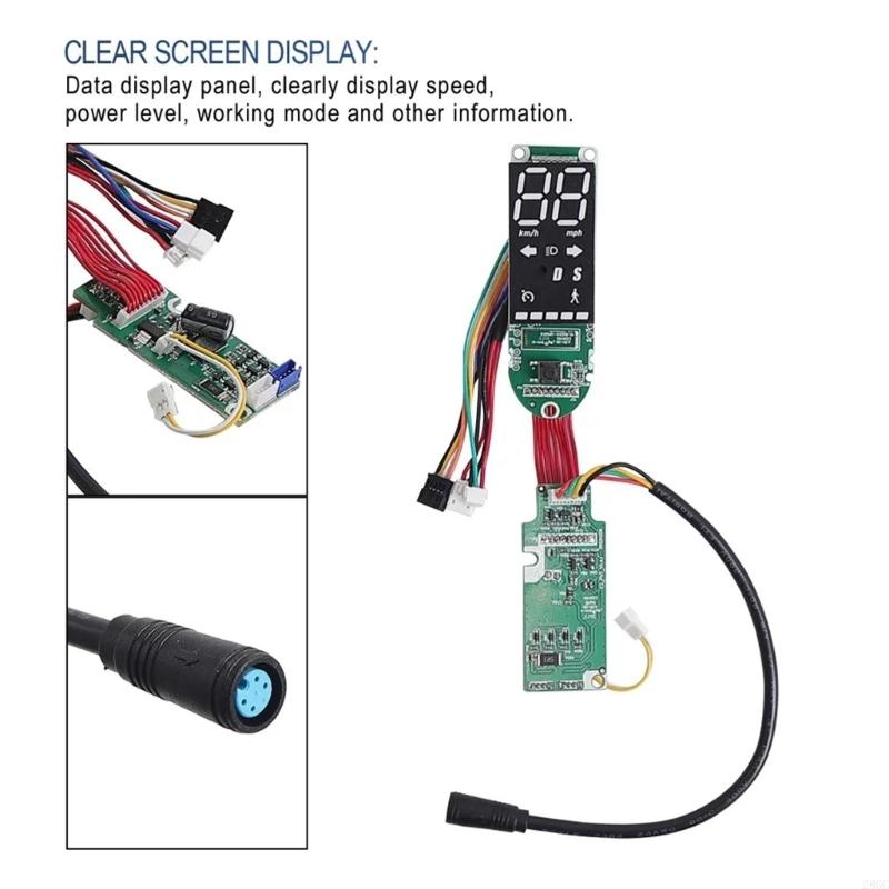 28GC Легко устанавливаемая приборная панель для самоката с индикаторами скорости и заряда батареи China Mainland