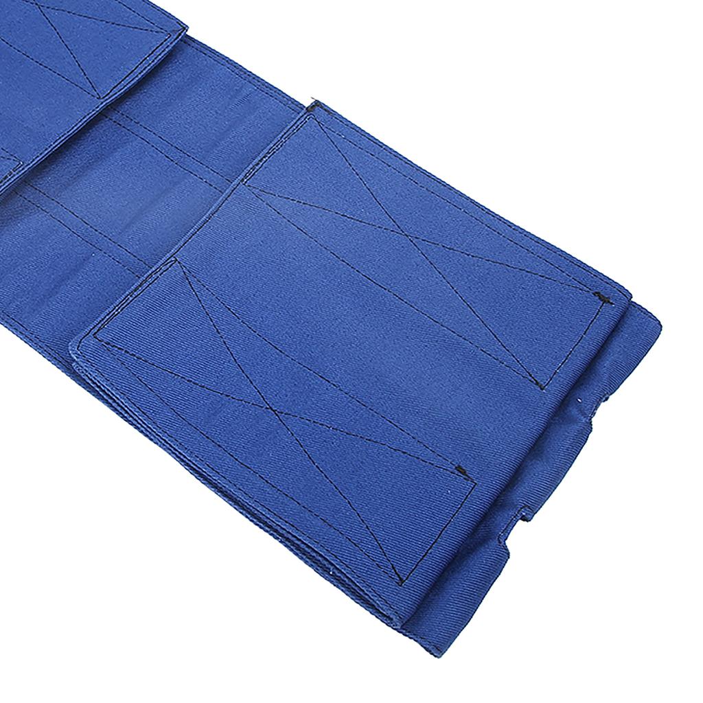 Wheelchair Footrest Non?Slip Adjustable Leg Restraint Strap Seat Belt (Blue Average Size)