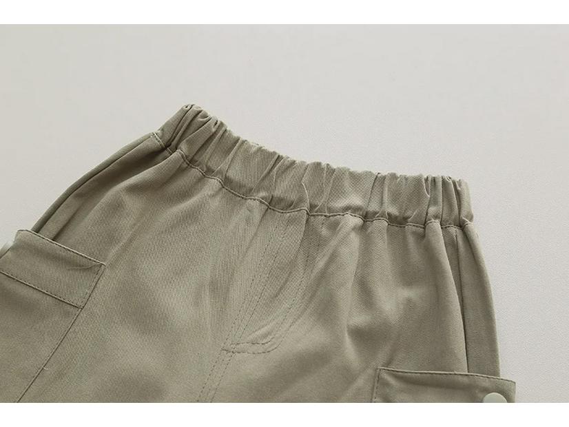 2023 Podzimní Chlapecký Kardigan s Dlouhým Rukávem a Ležérní Kalhoty Dvoudílný Set