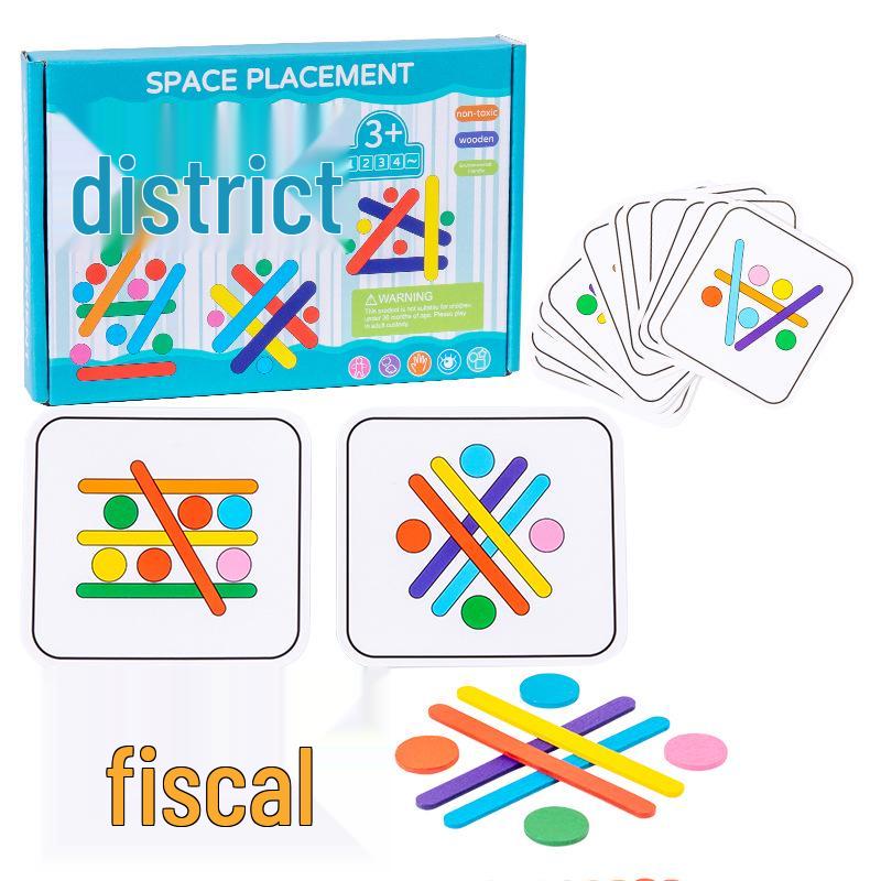

Colorful Wooden Shape Puzzle: Rainbow Stick Jigsaw for Early Childhood Education