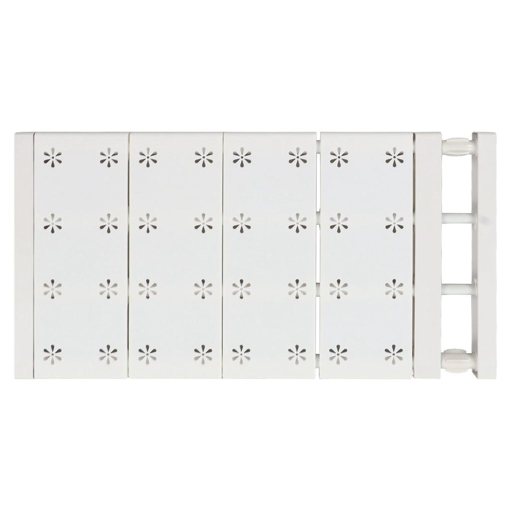 Wardrobe Partition Board Storage Extendable Rod Space Saving Layered Partition Board for Cabinet