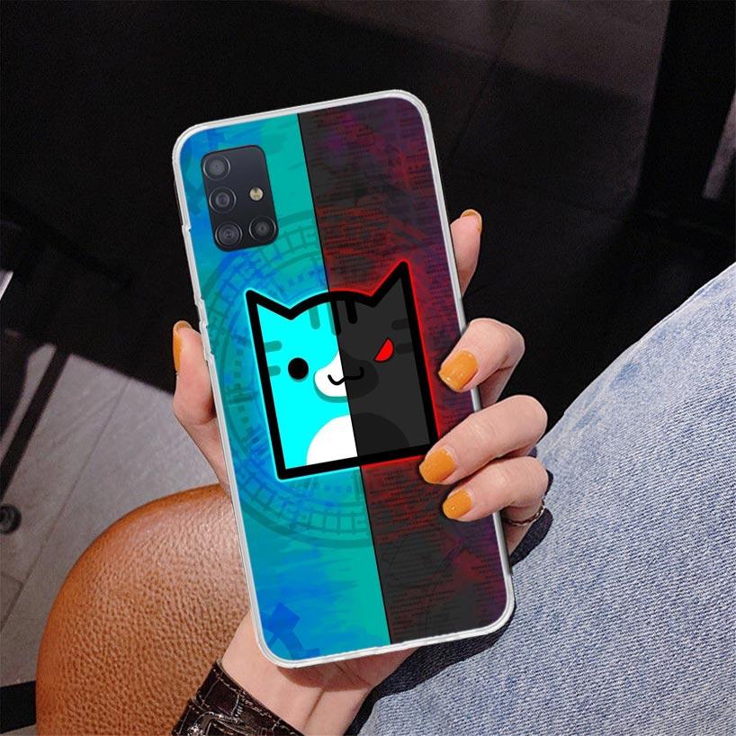 Geometry Dash Game Phone Case For Samsung Galaxy A52 A32 A22 A12 A51 A31 A50S A30S A20S A10S Note 20 Ultra 10 Plus S10 A72 A71 G