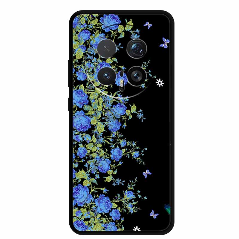Cartoon Case For Honor Magic8 Pro 5G Case Black Silicone TPU Soft Back Cover For Honor Magic8Pro 2025 Case Shockproof Funda Para
