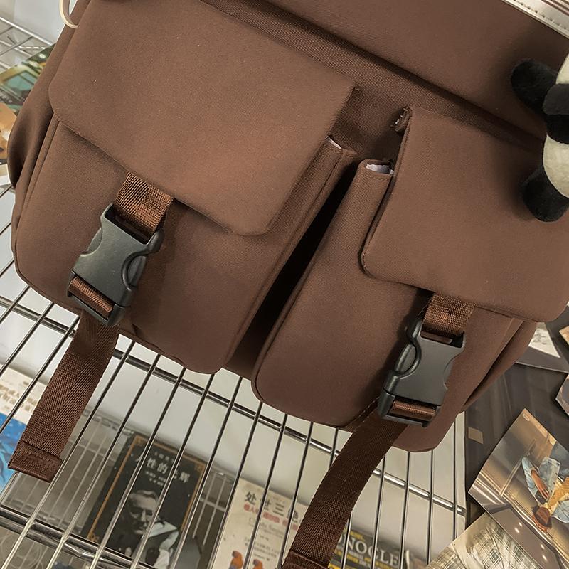 Studenten-Schulranzen Damen Rucksack mit großem Fassungsvermögen Herren Wasserdichter Rucksack