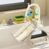 New Rag Rack Kitchen Sink Rack Household Wall-mounted Multi-function Sponge Pool Faucet Storage Artifact With Drain Design