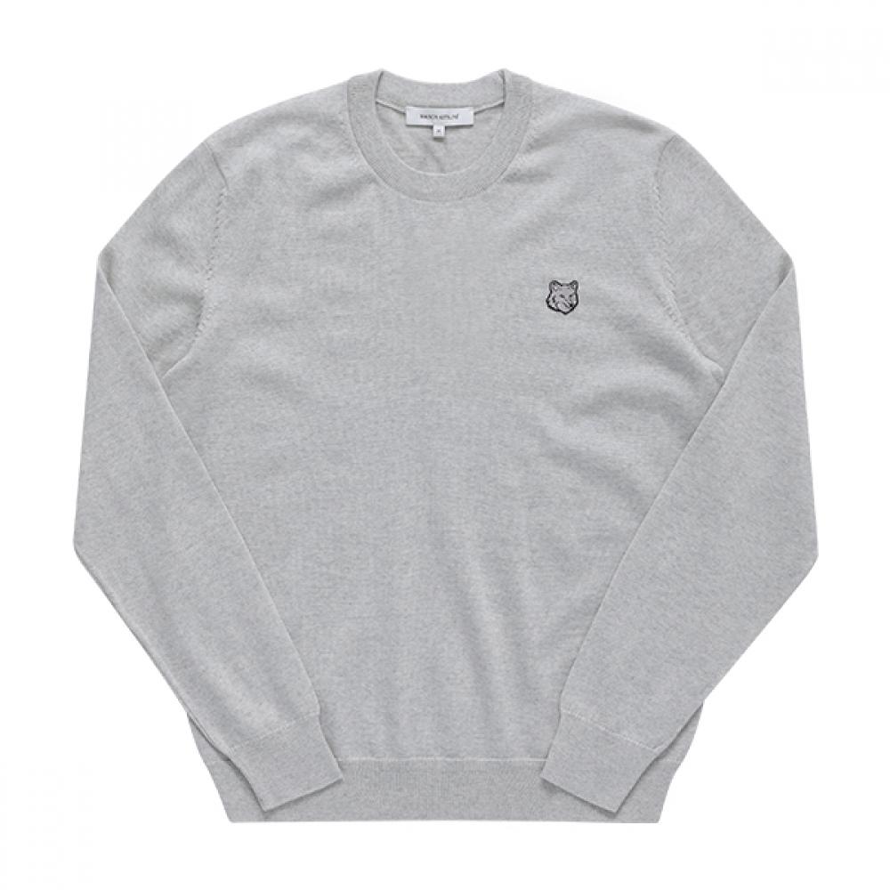

Maison Kitsune Mm00815kt1036 H120 Bold Fox Head Patch Mens Knit MM00815KT1036 H120 (M)