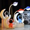 Creative Cartoon LED Desk Lamp with Multi-Function and Eye Protection for Student Reading and Children's Bedside Use
