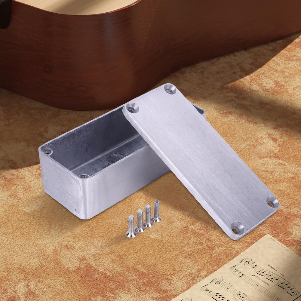 Guitar Effect Pedal Enclosure with Screws Die Cast Aluminium Box Enclosures Aluminum Stomp Box Enclosure Guitar Accessories China Mainland