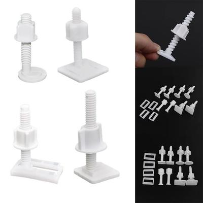 1Pair Seat Cover Plate Replacement Toilet Seat Repair Screws Bathroom Accessories Seat Fittings Lid Hinge Repair Bolts Universal
