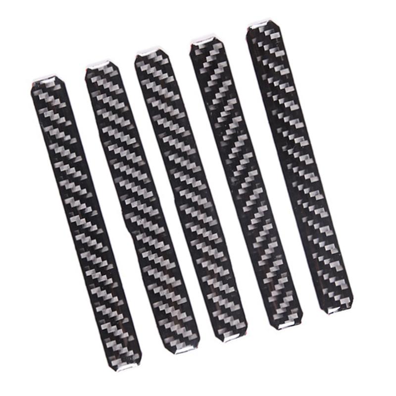 5pcs Front Middle Grid Trim Stickers Front Middle Grid Carbon Fiber Trim Stickers for Ford Maverick -2024