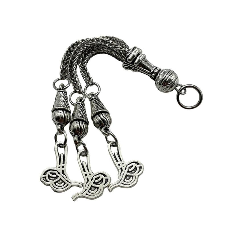 Antique Silver Plated Necklace Connectors Metal Brushes Pendant Accessories DIY Handmade Jewelry Making Supplies