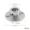 Eisen Motor Guide Welle Starre Flanschkupplung mit Schrauben für DIY RC Modellmotoren