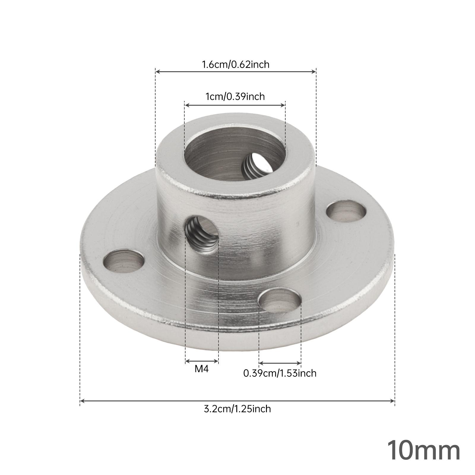 

Железная муфта вала мотора Guide с жестким фланцем и винтами для самодельных RC-моторов 10mm
