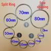Metal Split Rings: Loose Leaf Binder, Card, Coil, Iron, Book, Hole Punch Round, Openable Paper Clip Rings