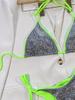 Micro bikini costume da bagno donna sexy costumi da bagno femminili bikini scintillanti set perizoma costume da bagno beachwear biquini