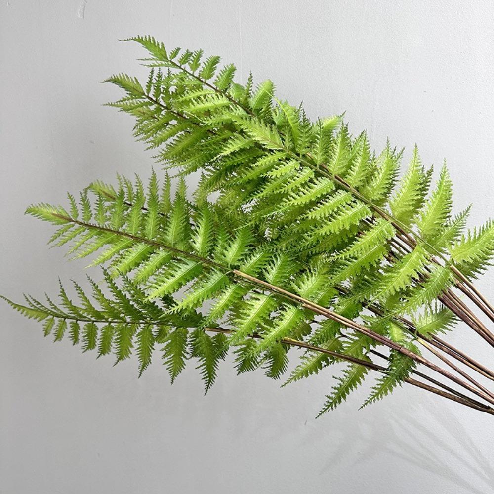 Real Touch Artificial Fern Plant Handmade Plastic Material Artificial Greenery Fern Elegant Design Realistic Artificial Fern