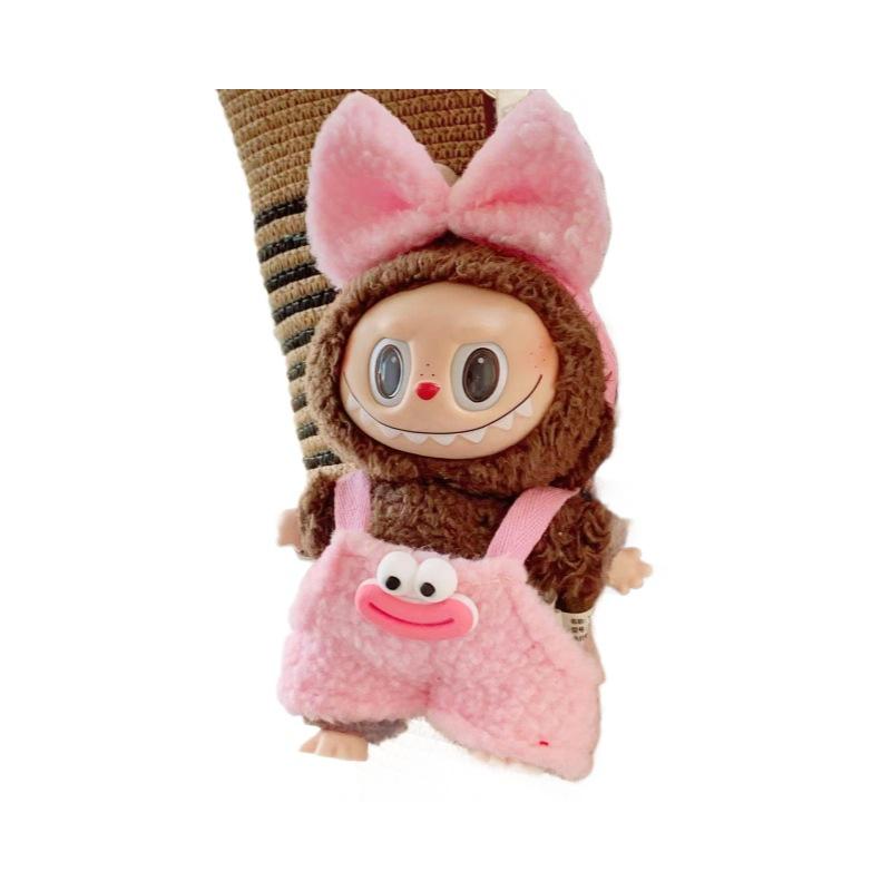 17cm Doll Clothes, Vinyl Doll Decorations, Canvas Clothes, Labubu Pendant Clothes, Baby Clothes, Dresses, Overalls, Replacement Clothes