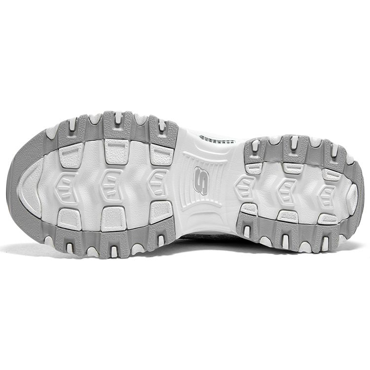Skechers DLites 1.0 Tessuto a Rete Pelle Comode Versatili Ammortizzazione Supporto Leggere Aumento Altezza Basse Scarpe da Papà 150037-GYMT