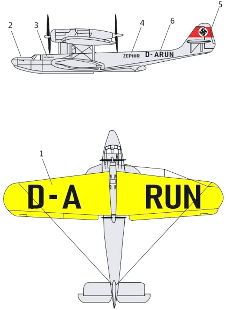 Miniwing Dornier Do18 Lufthansa Resin Kit MWG144091 1/144
