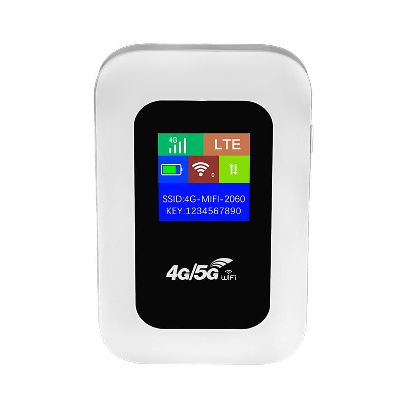 4G Portable MIFI LTE Router with Color Screen & SIM Card Slot for Wireless WiFi Connectivity