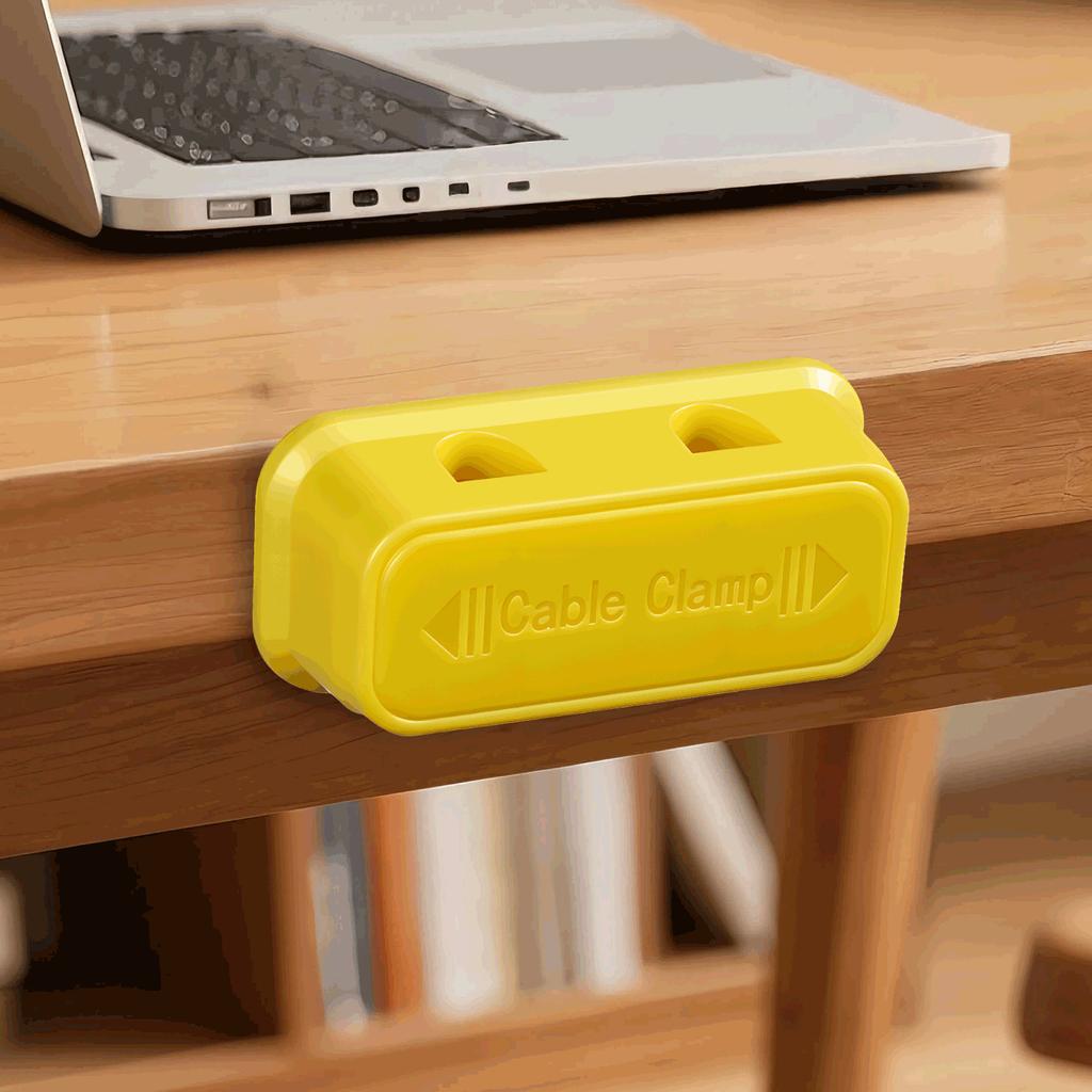 Magnetic Dual-Port Cable Organiser for Desktop or Wall Mounting