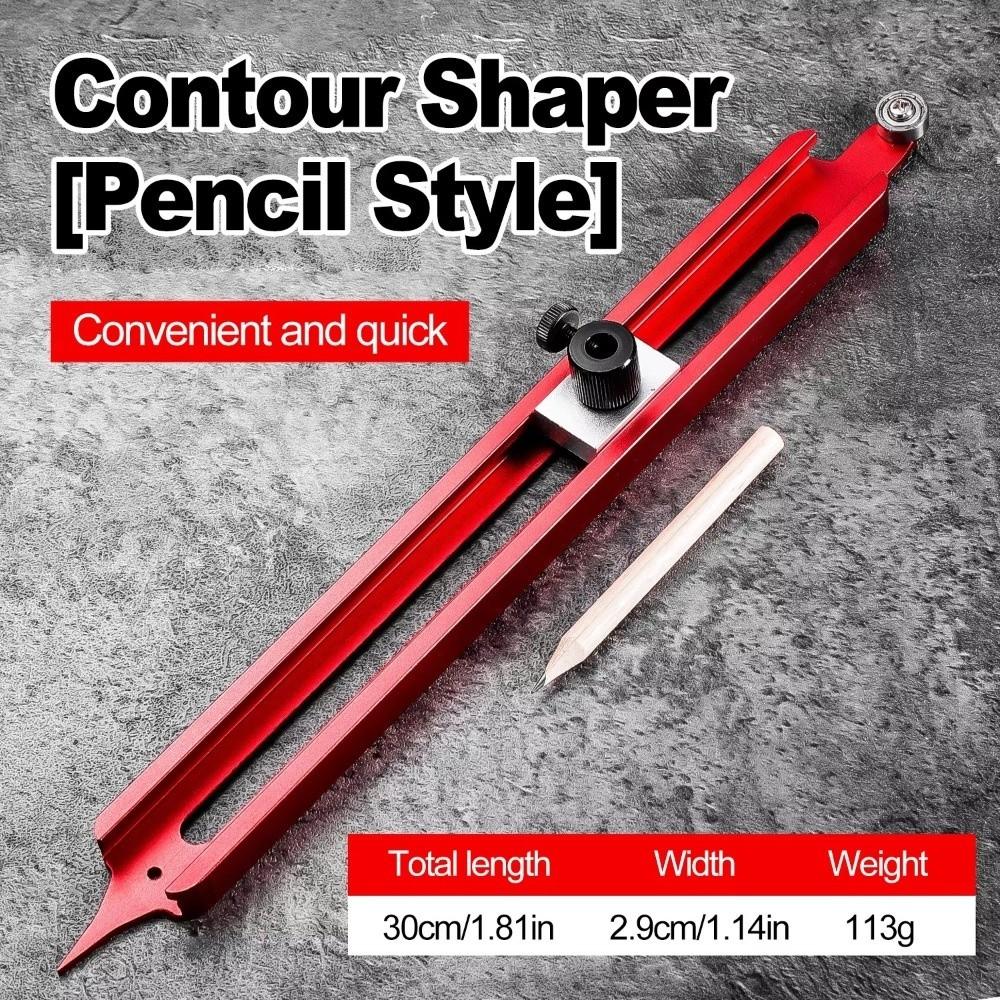 Professional Adjustable Pencil Holder Contour Gauge Multi-Purpose DIY Measuring Profile Scribe Tool Profile Duplicator