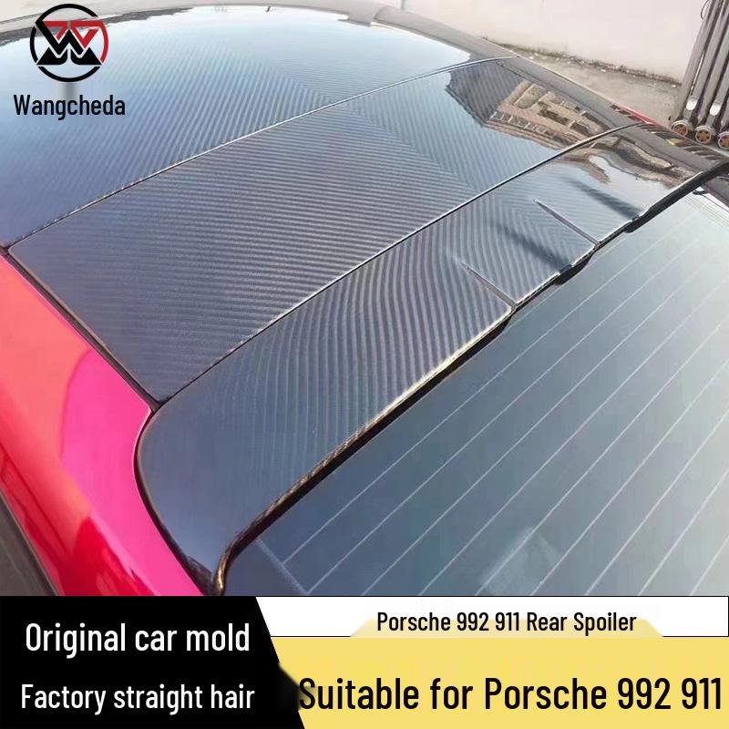 Porsche 992 911 Carbon Fiber Rear Roof Spoiler and Deflector